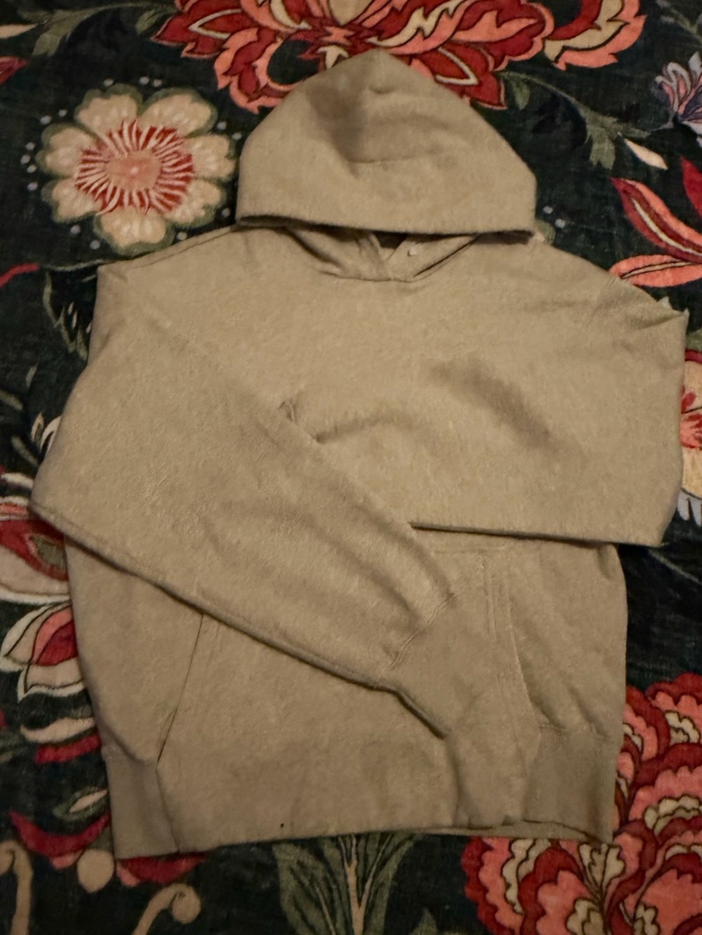 3/$25 ✨ Zara Kids Beige Fleece Hoodie Youth M 10/12 Fits Women’s XS Cropped